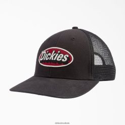 acessórios Dickies boné de caminhoneiro com logotipo patch preto (bk) unissex V2FZ462903