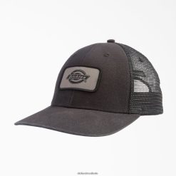 acessórios Dickies boné de caminhoneiro de lona preto (bk) unissex V2FZ462799