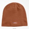 acessórios Dickies gorro de caveira marrom de gengibre (ou seja) unissex V2FZ462876