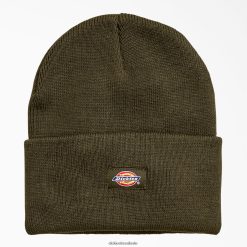 acessórios Dickies gorro de malha com punho azeitona escura (zdv) unissex V2FZ461498