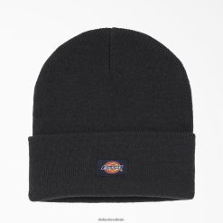 acessórios Dickies gorro de malha com punho preto (zbk) unissex V2FZ461495