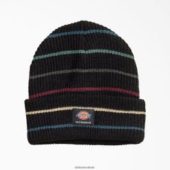 acessórios Dickies gorro de skate listras pretas (b2r) unissex V2FZ462821