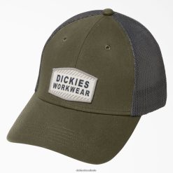 acessórios Dickies gorro de trabalho de resfriamento verde militar (ml) unissex V2FZ461691