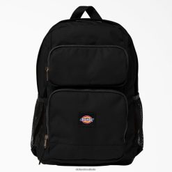 acessórios Dickies mochila de bolso duplo preto (bk) unissex V2FZ462740