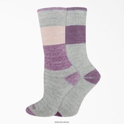 acessórios Dickies pacote de 2 meias térmicas urze baga cinza (abh) mulheres V2FZ463022