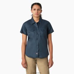 vestuário de trabalho Dickies 574 camisa de trabalho original força aérea azul (asl) mulheres V2FZ461530