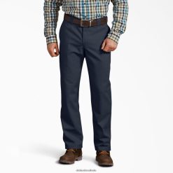 vestuário de trabalho Dickies calças de ajuste regular de cintura ativa marinho escuro (dn) homens V2FZ46170