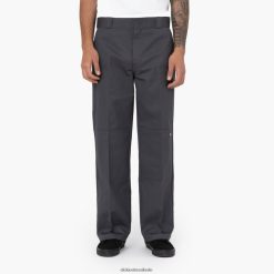 vestuário de trabalho Dickies calças de trabalho de joelho duplo de ajuste solto cinza carvão (ch) homens V2FZ4627