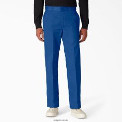 vestuário de trabalho Dickies calças de trabalho originais 874 azul real (rb) homens V2FZ4616