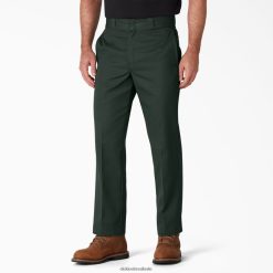 vestuário de trabalho Dickies calças de trabalho originais 874 caçador verde (gh) homens V2FZ468