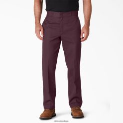 vestuário de trabalho Dickies calças de trabalho originais 874 marrom (senhor) homens V2FZ4613