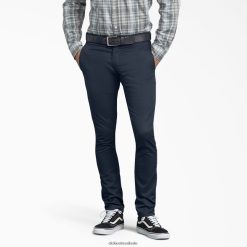 vestuário de trabalho Dickies calças de trabalho skinny fit marinho escuro (dn) homens V2FZ46149