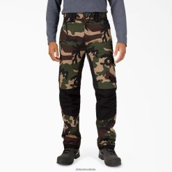 vestuário de trabalho Dickies calças premium gdt de vestuário de trabalho de desempenho camuflagem (ucf) homens V2FZ46214