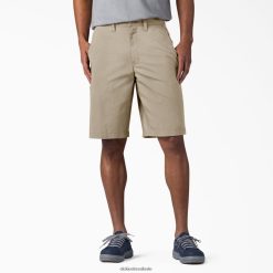 vestuário de trabalho Dickies calções utilitários de refrigeração 11" areia do deserto (ds) homens V2FZ46377