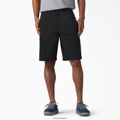vestuário de trabalho Dickies calções utilitários de refrigeração 11" preto (bk) homens V2FZ46375