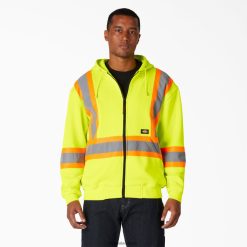 vestuário de trabalho Dickies moletom de segurança oi vis ansi amarelo (ay) unissex V2FZ461459