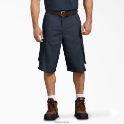 vestuário de trabalho Dickies shorts de trabalho de ajuste solto 13" marinho escuro (dn) homens V2FZ46404