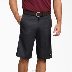 vestuário de trabalho Dickies shorts de trabalho de bolso multiuso de ajuste relaxado 13" preto (bk) homens V2FZ46371