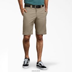 vestuário de trabalho Dickies shorts de trabalho slim fit 11" areia do deserto (ds) homens V2FZ46390