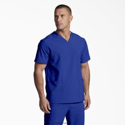 vestuário Dickies blusa unissex eds Essentials com decote em V galáxia azul (gbl) homens V2FZ461402