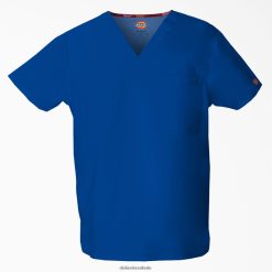 vestuário Dickies blusa unissex exclusiva eds com decote em V galáxia azul (gbl) homens V2FZ461290