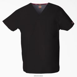 vestuário Dickies blusa unissex exclusiva eds com decote em V preto (preto) homens V2FZ461283