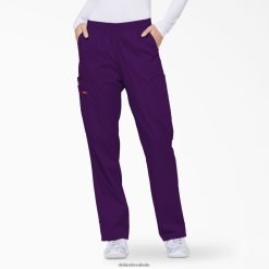 vestuário Dickies calça cargo cargo eds signature afunilada berinjela roxa (ovo) mulheres V2FZ462390