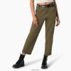 vestuário Dickies calça cargo cropped com ponto contrastante regular mulheres V2FZ461805
