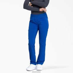 vestuário Dickies calça de esfoliação de perna cônica de equilíbrio galáxia azul (gbl) mulheres V2FZ462550