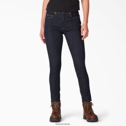 vestuário Dickies calça jeans skinny leg perfeita regular mulheres V2FZ461858