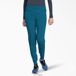vestuário Dickies calça jogger balance azul caribe (crb) mulheres V2FZ462484