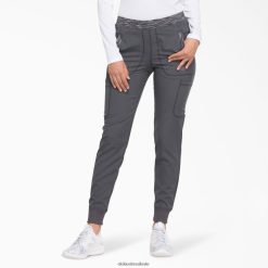 vestuário Dickies calça jogger dynamix cinza estanho (banco) mulheres V2FZ462589