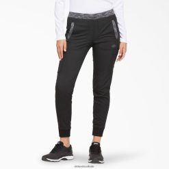 vestuário Dickies calça jogger dynamix preto (preto) mulheres V2FZ462587