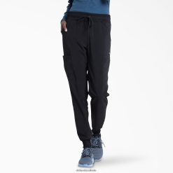 vestuário Dickies calça jogger eds essentials preto (preto) mulheres V2FZ462436