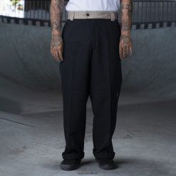 vestuário Dickies calça ronnie sandoval joelho duplo bloco de cor preto/areia do deserto (bdc) homens V2FZ46233