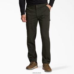 vestuário Dickies calças de esfoliação com zíper de equilíbrio floresta profunda (d2t) homens V2FZ461341