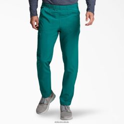 vestuário Dickies calças de esfoliação unissex eds Essentials com cintura natural e afuniladas caçador verde (htr) homens V2FZ461418