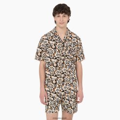 vestuário Dickies camisa de manga curta roseburg estampa floral marrom (bg2) homens V2FZ46587