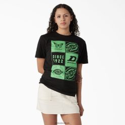 vestuário Dickies camiseta de banda gráfica preto (kbk) mulheres V2FZ462212