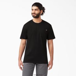 vestuário Dickies camiseta manga curta bolso leve preto (bk) homens V2FZ46573
