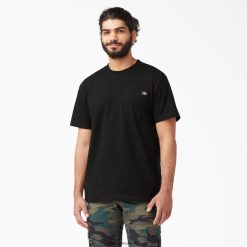 vestuário Dickies camiseta pesada manga curta preto (bk) homens V2FZ46506