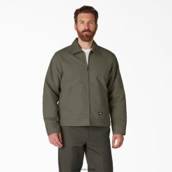 vestuário Dickies jaqueta eisenhower isolada verde musgo (ms) homens V2FZ46970