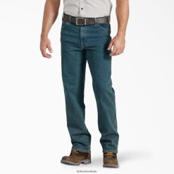 vestuário Dickies jeans cintura ativa ajuste relaxado caqui tingido de herança (thk) homens V2FZ46226