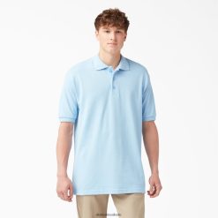 vestuário Dickies polo de manga curta em piquê tamanho adulto azul claro (kg) homens V2FZ46666