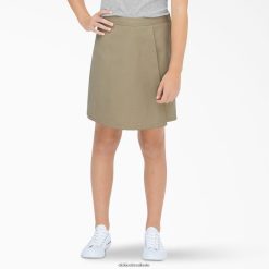 vestuário Dickies saia enrolada falsa caqui (kh) crianças V2FZ462710