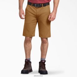vestuário Dickies shorts pato carpinteiro 11" pato marrom lavado com pedra (sbd) homens V2FZ46420