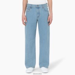 vestuário Dickies skate wingville calça jeans folgada jeans claro (ltd) homens V2FZ46271