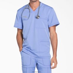 vestuário Dickies top dynamix com decote em V teto azul (cbl) homens V2FZ461352